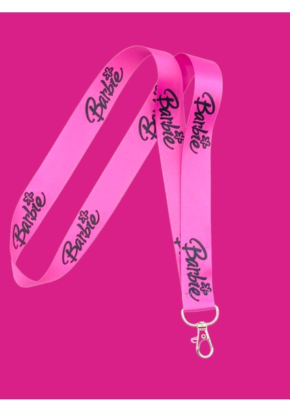 Ciccibiccishop Fuşya Barbie Boyun Askı Ipi,düdük Ipi,telefon Askısı