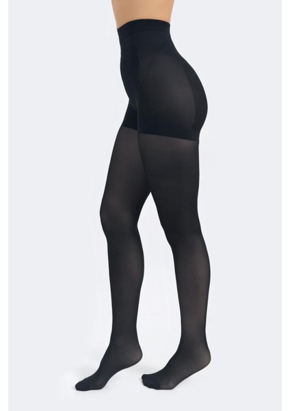 Kadın 40 Denye Opak Külotlu Çorap Siyah