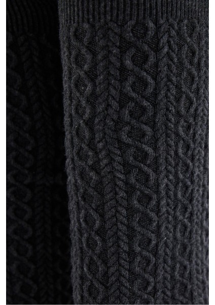 Desenli Çocuk Külotlu Çorap Antrasit fırsatları