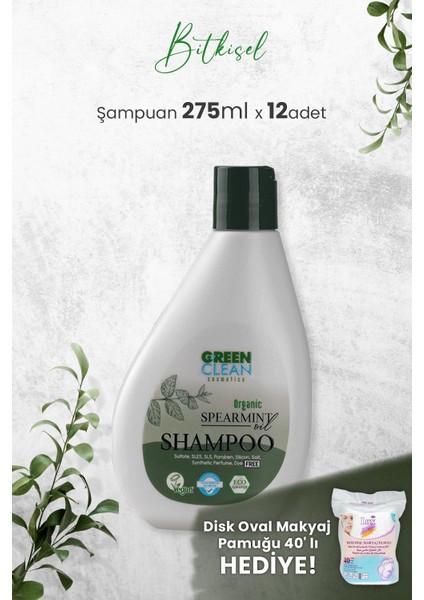 Green Clean Şampuan Spearmint 275 Ml X 12 Adet