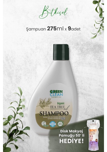 Şampuan Tea Tree 275 Ml X 9 Adet