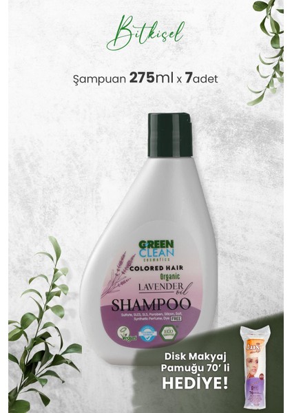 Green Clean Şampuan Lavender 275 Ml X 7 Adet