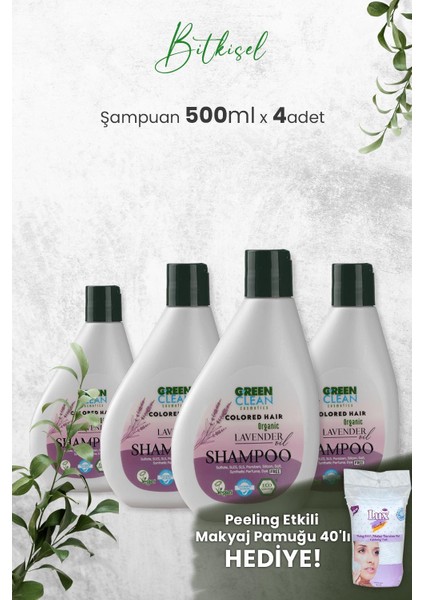 Green Clean Şampuan Lavender 275 Ml X 4 Adet