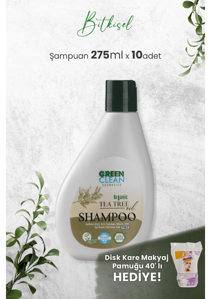 Şampuan Tea Tree 275 Ml X 10 Adet