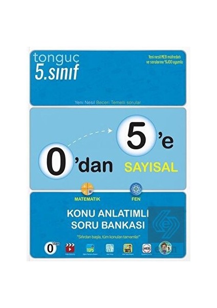 0'dan 5'e Sayısal Konu Anlatımlı Soru Bankası Tongu