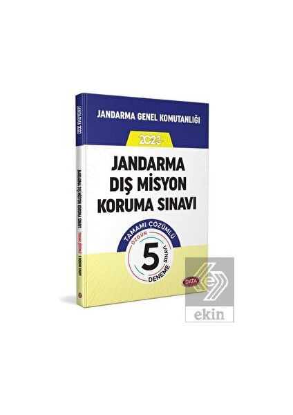 Jandarma Dış Misyon Koruma Sınavı Tamamı Çözümlü 5 fiyatları