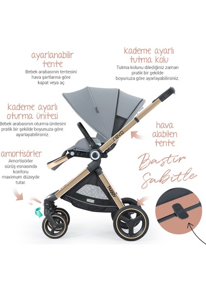 Revo 5 In 1 Travel Sistem Bebek Arabası