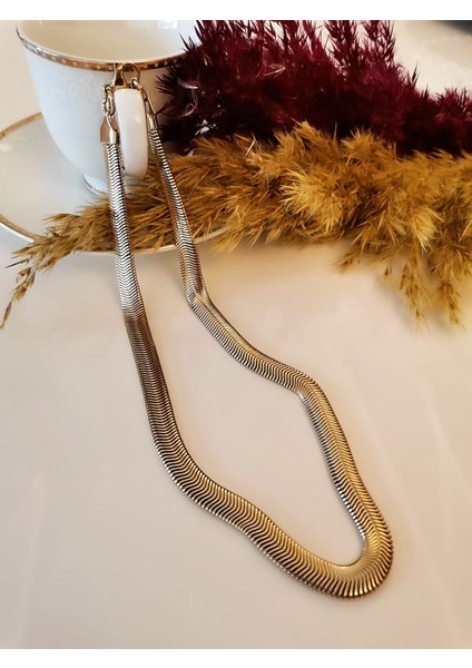 Kombin Kolye Zincir Kadın Gold 45CM Çelik Üzeri Altın Kaplama Garanti Belgeli fiyatları