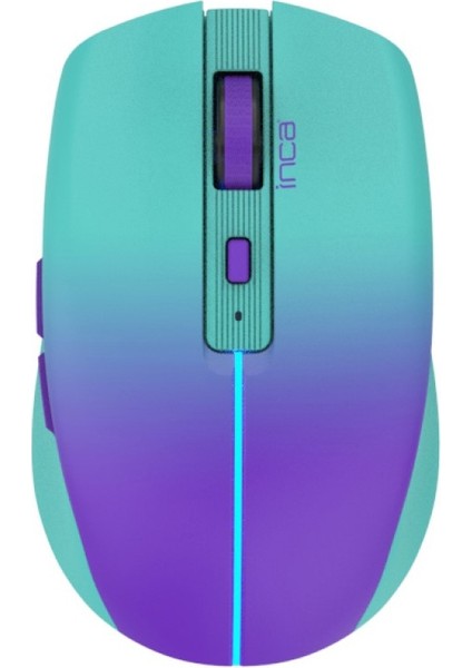 IWM-511RM Dual Mod Bluetooth+Wireless Rechargeable Gradient Color Silent Mouse