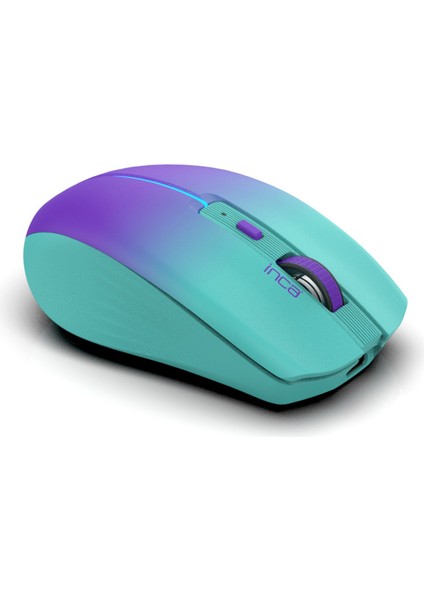 IWM-511RM Dual Mod Bluetooth+Wireless Rechargeable Gradient Color Silent Mouse