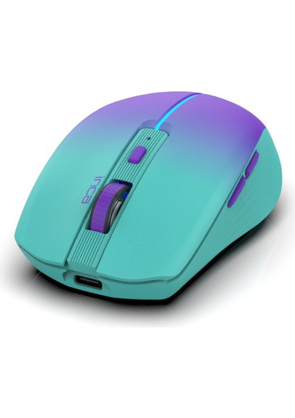 IWM-511RM Dual Mod Bluetooth+Wireless Rechargeable Gradient Color Silent Mouse