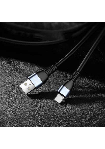 Micro Siyah 3m 2.4A Data Cable