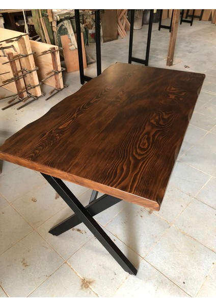 Kütük Ağaç Cafe Masası 70X120.CM