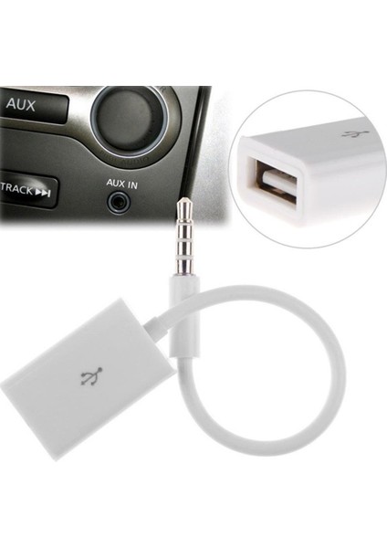 USB To Aux Kablo Stereo Dişi Ses 3.5mm Mp3 Player Telefon Otg Kulaklık fırsatları