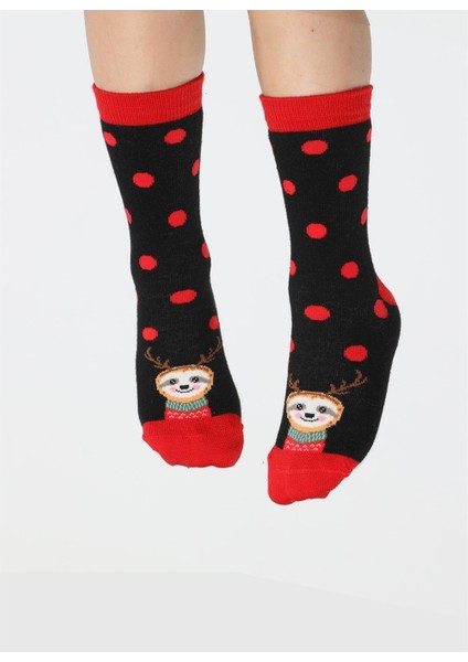 Like Deer Puanlı Kız Çocuk Çorap