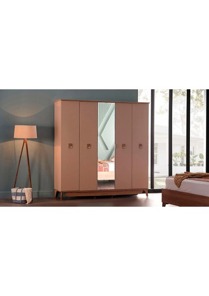 Alvis 5 Kapılı Gardırop