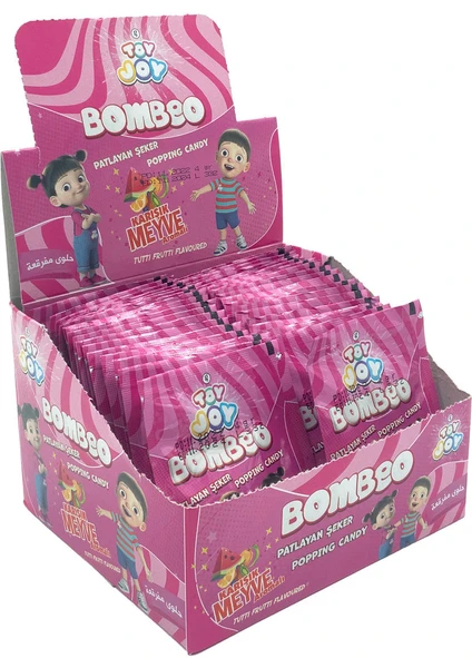 TOY JOY  Bombeo 4gr. Tuttı Fruttı Ar. Patlayan Şeker - 40 Adet