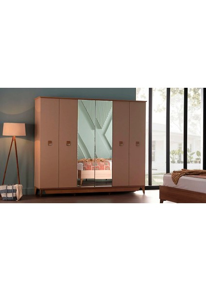 Alvis 6 Kapaklı Gardırop