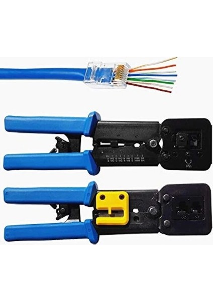 Çelebi RJ45 Cat5 Cat6 RJ11 Yeni Nesil Ağ Sıkma Pensesi modelleri