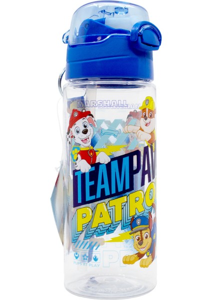 Paw Patrol Pipetli Askılı Kilitlenebilir Su Matara