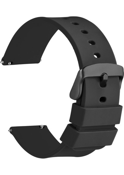Tcl Movetime MT42-MT42X Family Saat Uyumlu Siyah Renk Siyah Tokalı Silikon Saat Kordonu 71SYH modelleri