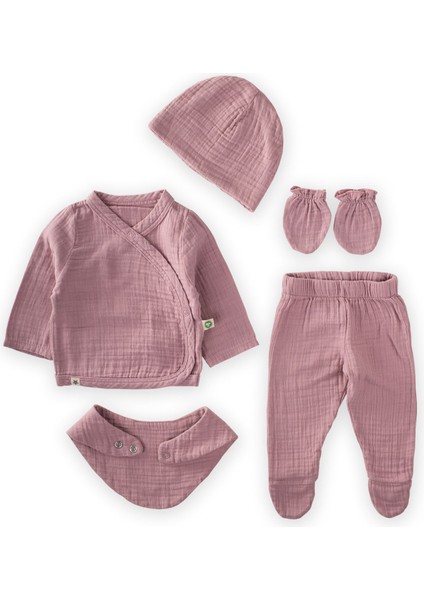 Organik Hastahane Çıkışı Bebek Takımı Leylak fiyatları