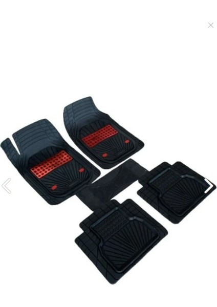Volkskwagen Passat (B6) 2005-2010 4d A+Plus Negro Kırmızı Oto Paspas