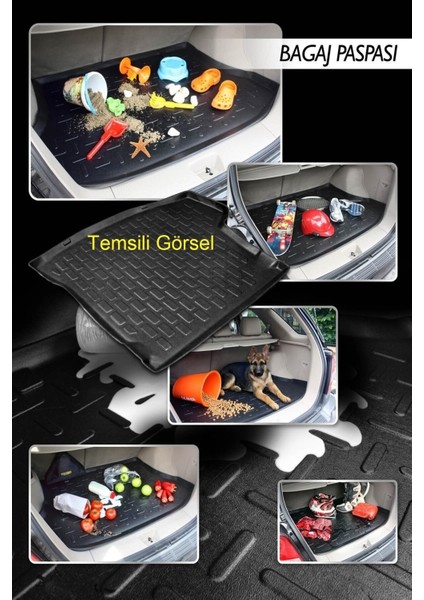 Fıat Egea Sedan 2015 ve Sonrası Bagaj Havuzu Araca Özel Model 3D Tasarım