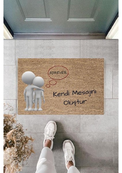 Dijital Baskı Kişiye Özel Iç Kapı Dekorasyon Paspas PS11253