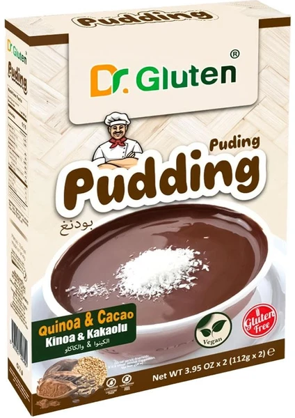 Dr. Gluten Glutensiz Kinoalı Kakaolu Puding 224 gr