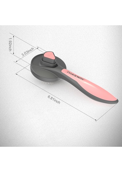 Feather Brush For Pets - Pink/grey (Yurt Dışından) fiyatları