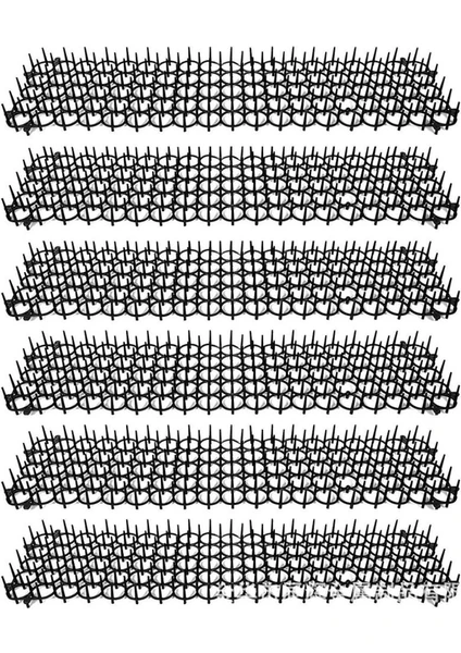 10 Adet Bahçe Iğneli Şerit Kedi Kovucu Caydırıcı Mat (Yurt Dışından)