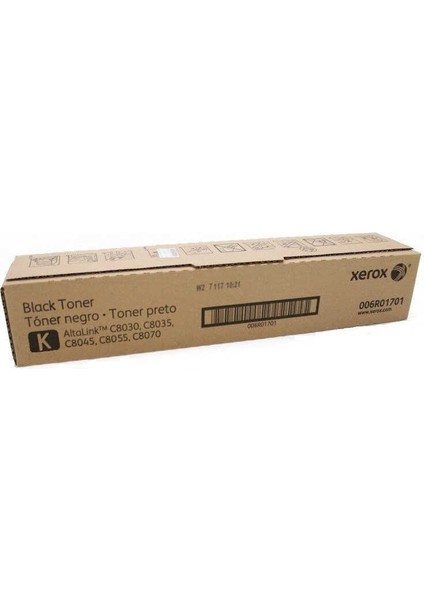 HPZR Xerox AltaLink C8030-006R01701 Siyah Muadil Toner