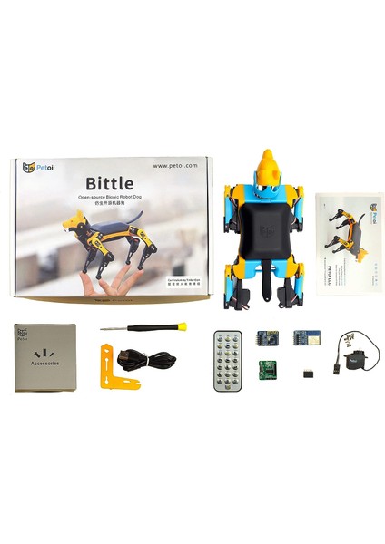 Bittle Robot Köpek Stem Kiti (Monte Edilmiş) Kodlama Robot Kit