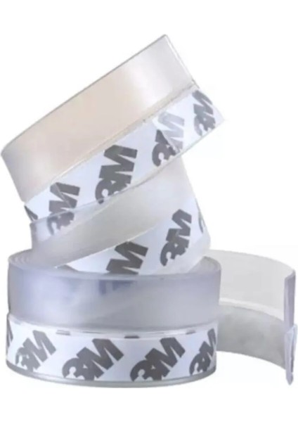 Şeffaf Rüzgar Geçirmez Silikon Sızdırmazlık Şeridi Kapı Sızdırmazlık Şeridi Cam Kapi Pencere Bant