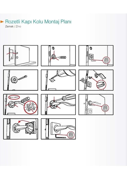 Alüminyum/çelik Mat Siyah Kare Rozetli Wc Kapı Kolu / Dicle Anka
