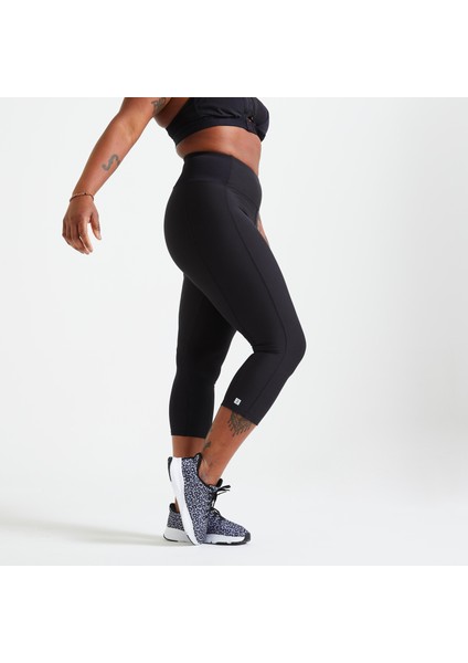 Domyos Kadın Bordo Spor Taytı 120 - 7/8 - Fitness Kardiyo