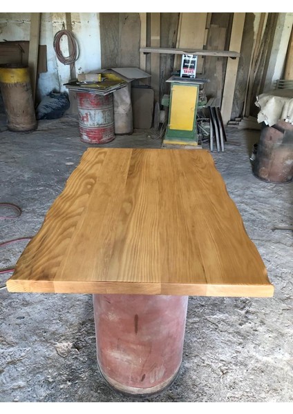 Naturel Kayın Kütük Masa Üstü Tablası Imalatı Istanbul 80X140