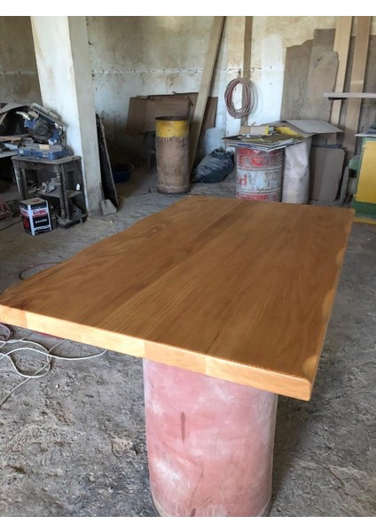 Naturel Kayın Kütük Masa Üstü Tablası Imalatı Istanbul 80X140