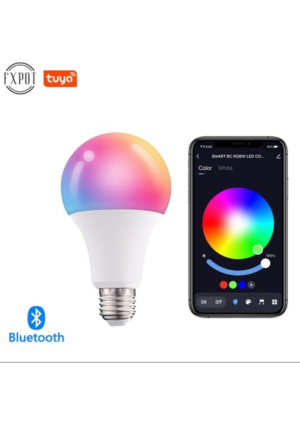 Blutooth Akıllı Rgb Ampul 16 Milyon Renk Uzaktan Telefon Kontrol Ambiyans Işığı modelleri