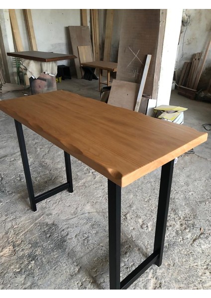 Kayın Ağacı Kütük Bar Masası 55X150X105.CM