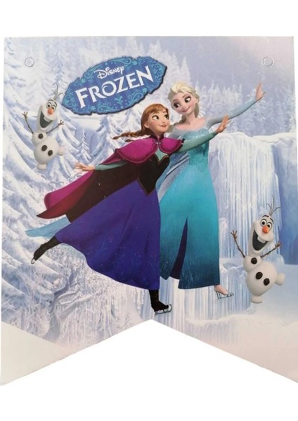 Frozen Karlar Ülkesi Iyi Ki Doğdun Banner Uzar Yazı