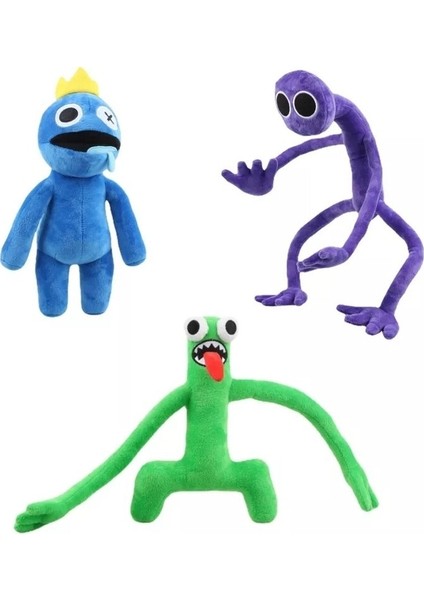 Sinley 3 Adet Rainbow Friends Peluş Oyuncak (Yurt Dışından)