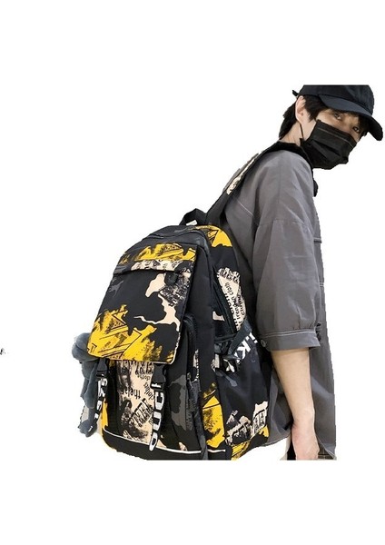 Omuz Çantası Kadın Japon Orijinal Ev Sahibi Büyük Kapasiteli Genç Lise Üniversite Öğrencileri Okul Çantası Gelgit Serin Rahat Yüz Spor Sırt Çantası Erkek (Yurt Dışından) fiyatları