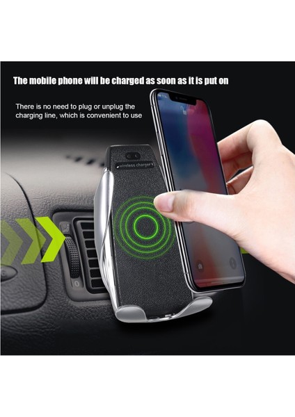 Magic Clip S5 Araç Kablosuz Şarj Cihazı Cep Telefonu Tutucu Otomatik Indüksiyon Elektrikli Sıkma Navigasyon Standı Araba Malzemeleri (Yurt Dışından) fiyatları