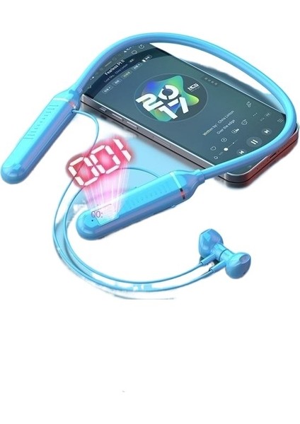 Dijital Ekran 5.2 ile Bluetooth Kulaklık Asılı Boyun (Yurt Dışından)