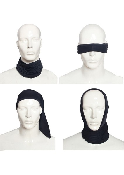 4pcs Ice Silk Sun Protection Head Cover Bib Outdoor Riding Triangle Scarf Breathable Sun Protection Face Neck Neck Riding Mask (Yurt Dışından) modelleri