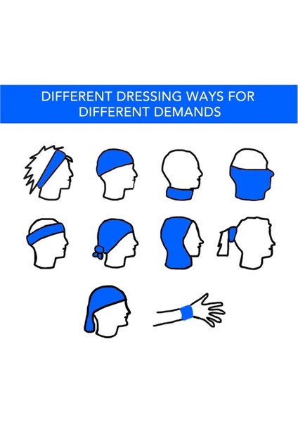 4pcs Ice Silk Sun Protection Head Cover Bib Outdoor Riding Triangle Scarf Breathable Sun Protection Face Neck Neck Riding Mask (Yurt Dışından) modelleri