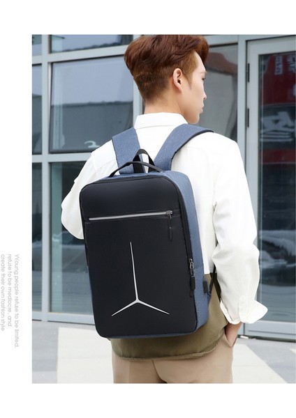 Büyük Kapasiteli USB Arayüzü Sırt Çantası Bilgisayar Sırt Çantası (Yurt Dışından) fiyatları