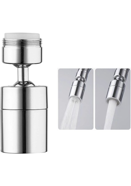 Sıçrama Koruma Başlığı Duş Başlığı Musluk Uzatıcı Döndürülebilir Musluk Başlığı Mutfak Lavabo Bataryası 720 Derece Fıskiye (Yurt Dışından)